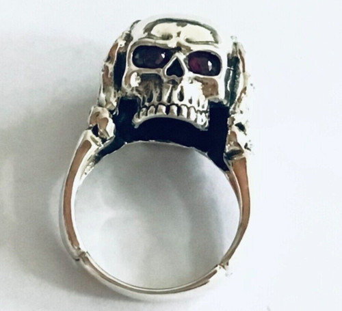 Solid sterling silver ruby - solid,