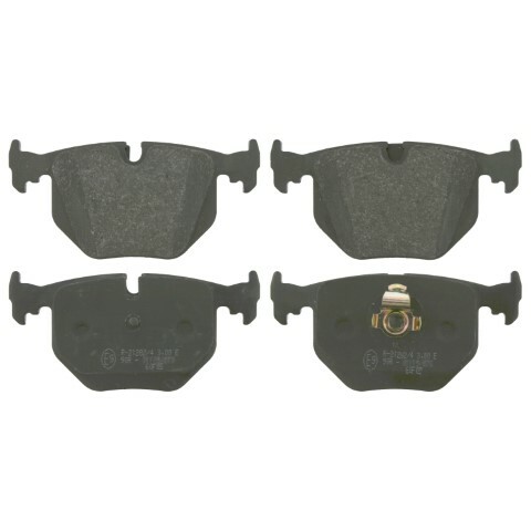 Trade brake pad set rear - brake,