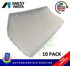 Anest Iwata GENUINE Air Fed Mask Visor Tear off Covers - PACK OF 10