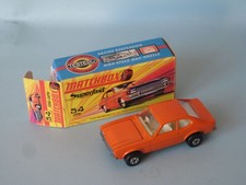 Lesney Matchbox Superfast 54  Ford Capri Orange Boxed 75mm