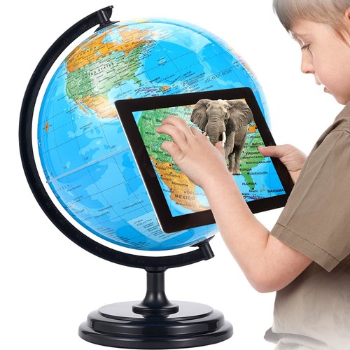 Large world globe - ar,