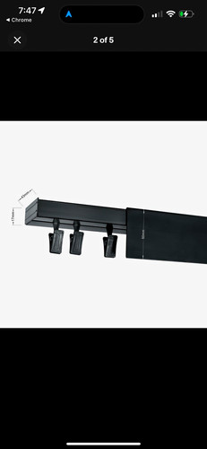 Black track lighting - lighting, ceiling
