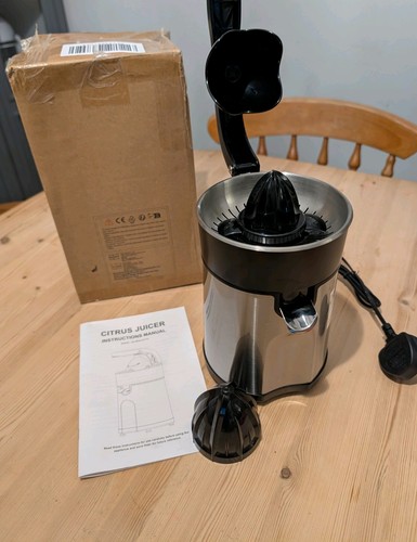 Electric citrus juicer - citrus, juicer,