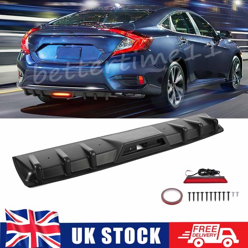 Rear bumper diffuser led - rear,