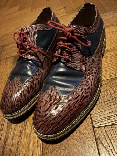 Two colour brogues shoes men - two,