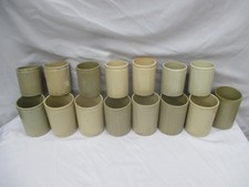 JOB LOT 15X STONEWARE EARTHENWARE JAM MARMALADE JARS POTS VINTAGE OLD ANTIQUE