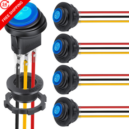 Nilight 5pcs rocker switch 12v - nilight,