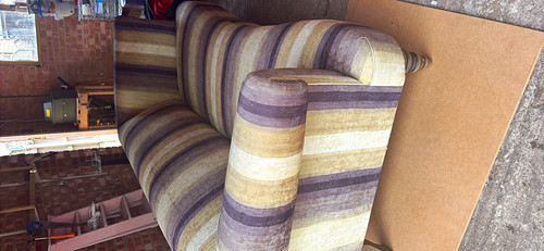 Parker knolls seater striped - 3,