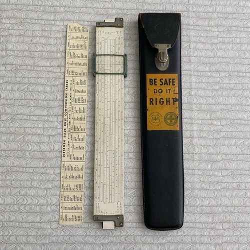Vintage dietzgen slide rule - vintage,
