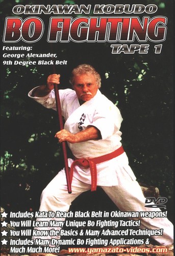 Okinawan kobudo bo fighting - bo,
