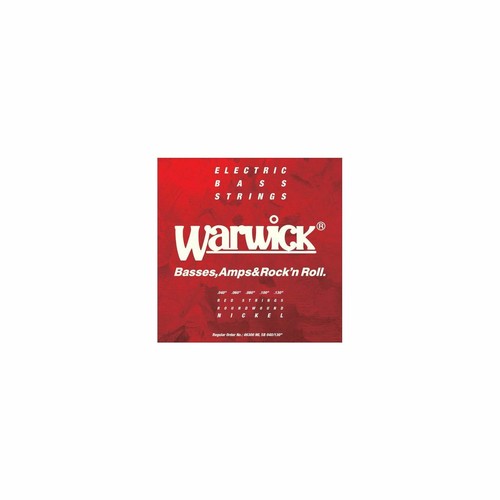 Warwick red strings bass - strings,