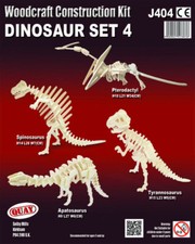 Dinosaur Set 4 Woodcraft