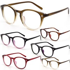 Classic Oval Clear Lens Glasses Fashion Vintage Retro Women's Mens