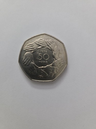 50p coin 1973 eec ring - ring, of
