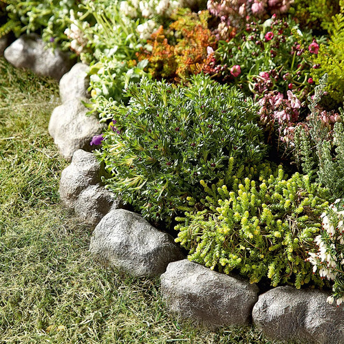 Instant rockery stones set - rockery,