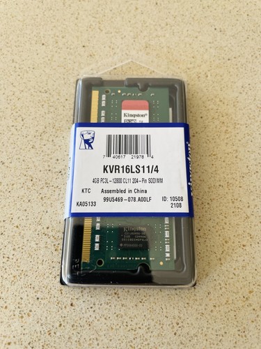 Kingston 4gb pc3l - kingston,