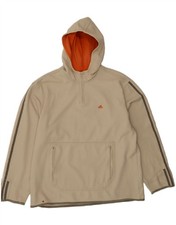 ADIDAS Mens Zip Neck Hoodie