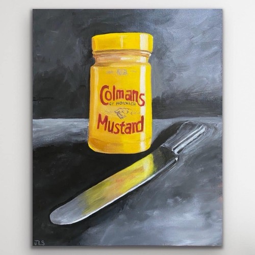 Colmans mustard painting hand - colmans,