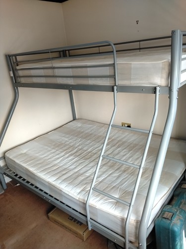 Metal triple bunk beds with - triple,