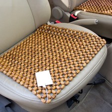 Beaded Seat Covers Car Natural
