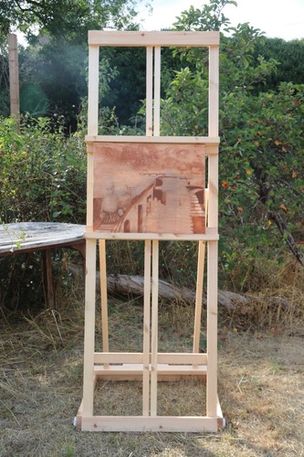 Large wooden studio - studio, easel