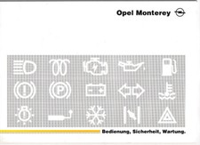 Opel Monterey operating
