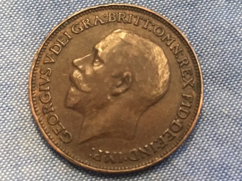 1925 george british farthing - george,