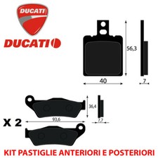 Front and Rear Brake Pads Kit