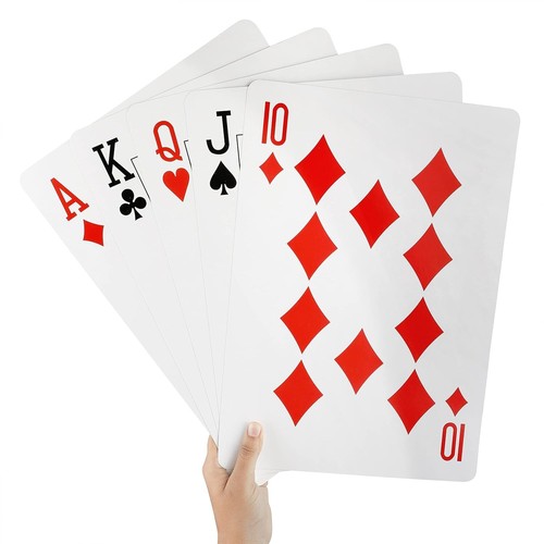 Giant playing cards - playing, deck