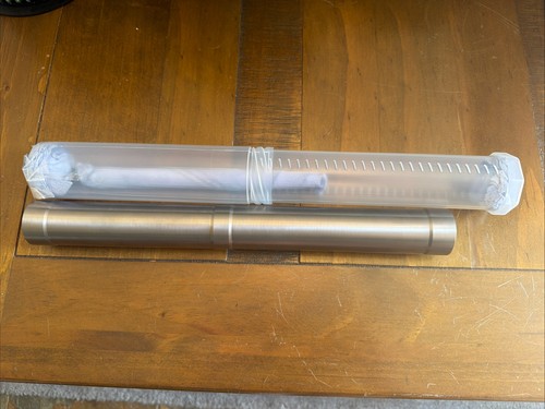Titanium air tube cylinder - titanium, /