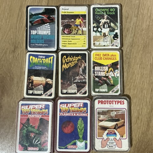 Vintage top trumps job lot - top,