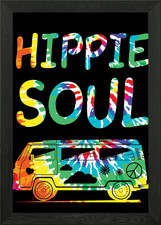 Hippie soul Van Hippie Framed