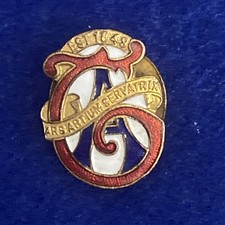 Vintage Typographical Association Enamel Lapel Buttonhole Badge-Fattorini & Sons