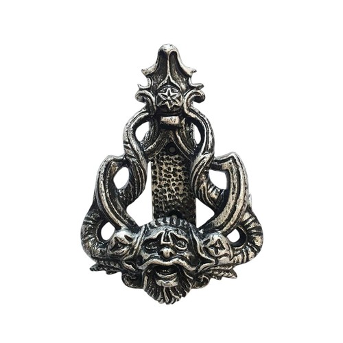 Front door knocker ornate art - door,