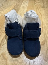 UGG Kids Lined Blue Boots 