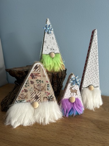 Wooden gnomes set nordic - wooden, of