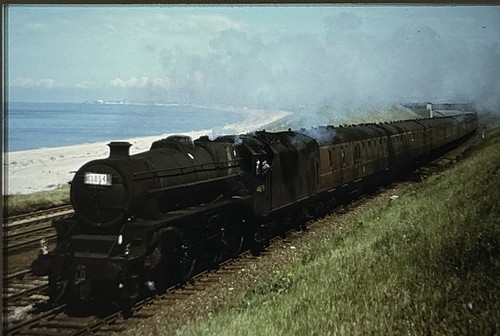 35mm slide steam loco class - br,