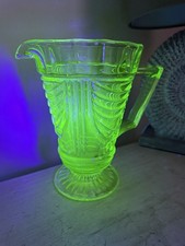 vintage green Uranium glass