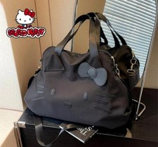 Sanrio Hello Kitty One Shoulder Bag Cute Folding Big Capacity Travel Women Bag