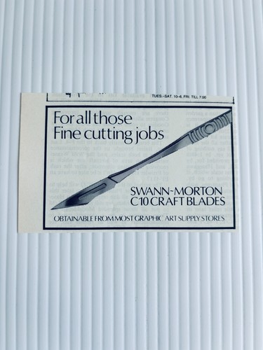 Vintage print 1983 - ad, swann