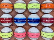 12  x TaylorMade Tour Response Stripe Golf Balls, Perfect Condition,NEW FOR 2025