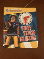 Fireman Sam Tick Tock Clock! Children’s book educational learning gift reading 