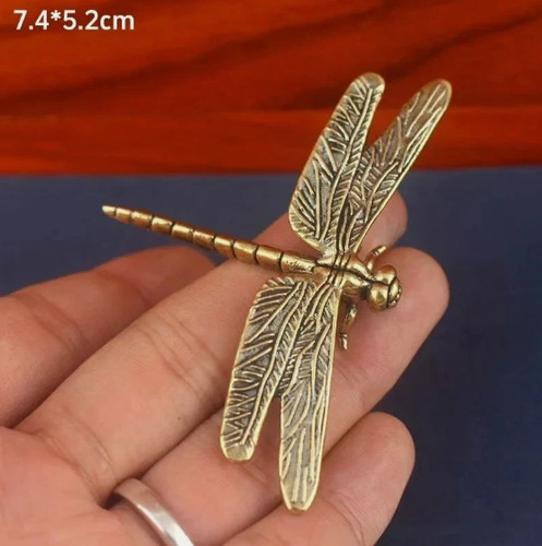 Vintage brass dragonfly - vintage,