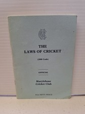 Laws of Cricket Marylebone
