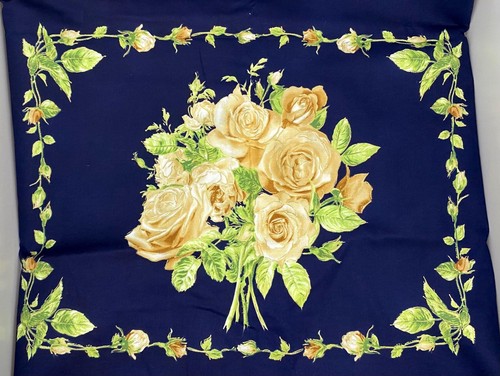 Vintage floral placemat panel - vintage,