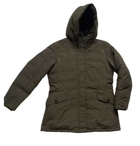 Woolrich parka coat - woolrich, green
