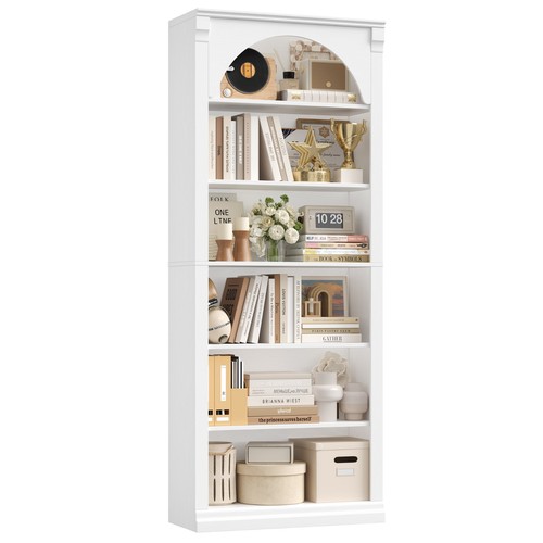 Arched bookcase tier tall - arched,