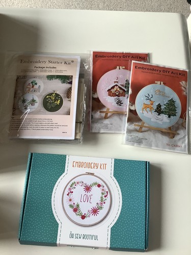 New embroidery kit bundle 4 - new,