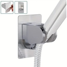 Universal Shower Head Holder Bracket Self-Adhesive Wall Adjustable Stand UK