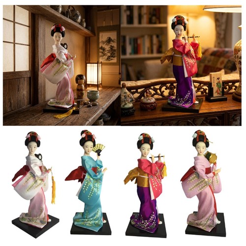 Japanese geisha doll - japanese, asian